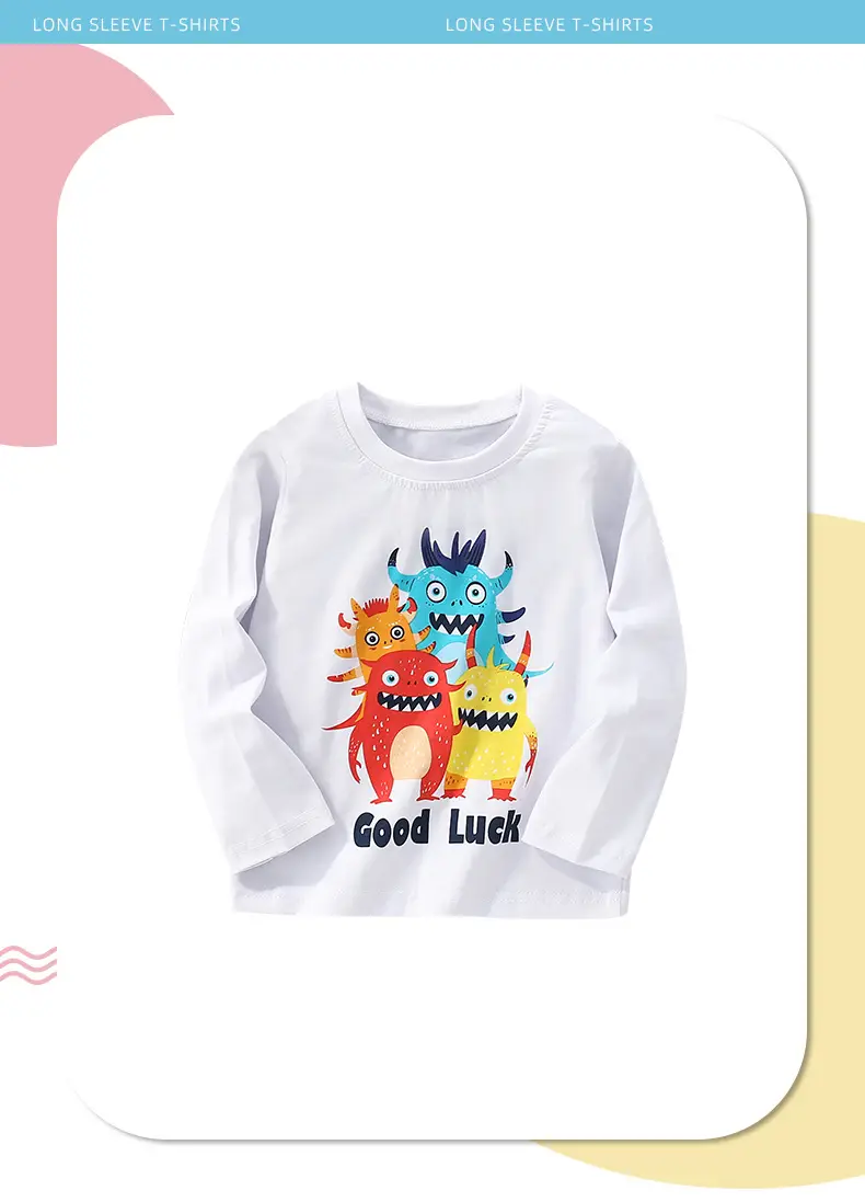 Mawlee Boys Long Sleeve T-Shirt Good Luck Dragon Print — feature 9