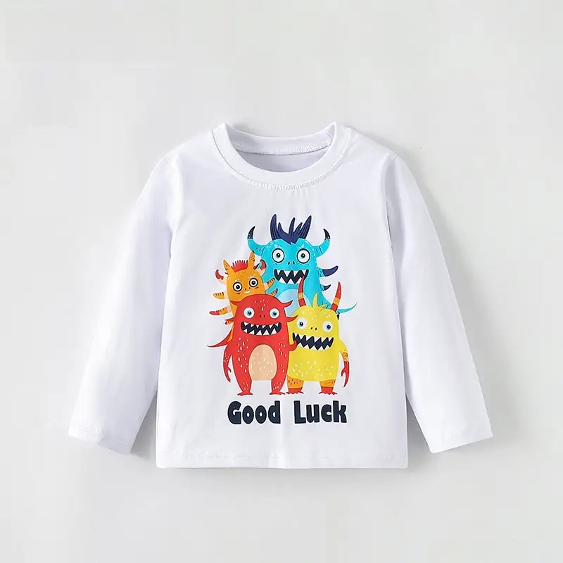 Mawlee Boys Long Sleeve T-Shirt Good Luck Dragon Print - Image 5