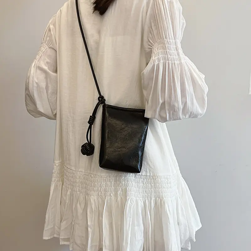Silver Holographic Crossbody Phone Bag for Women - Image 8