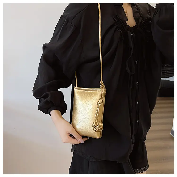 Silver Holographic Crossbody Phone Bag for Women — feature 10