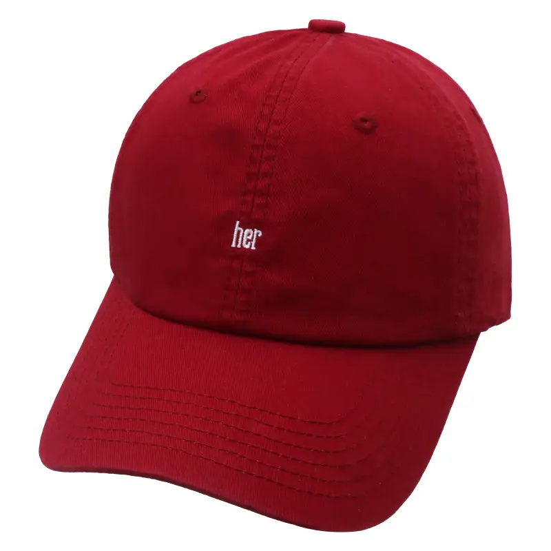 Red Korean-Style Baseball Cap for Women 2026 - Image 11