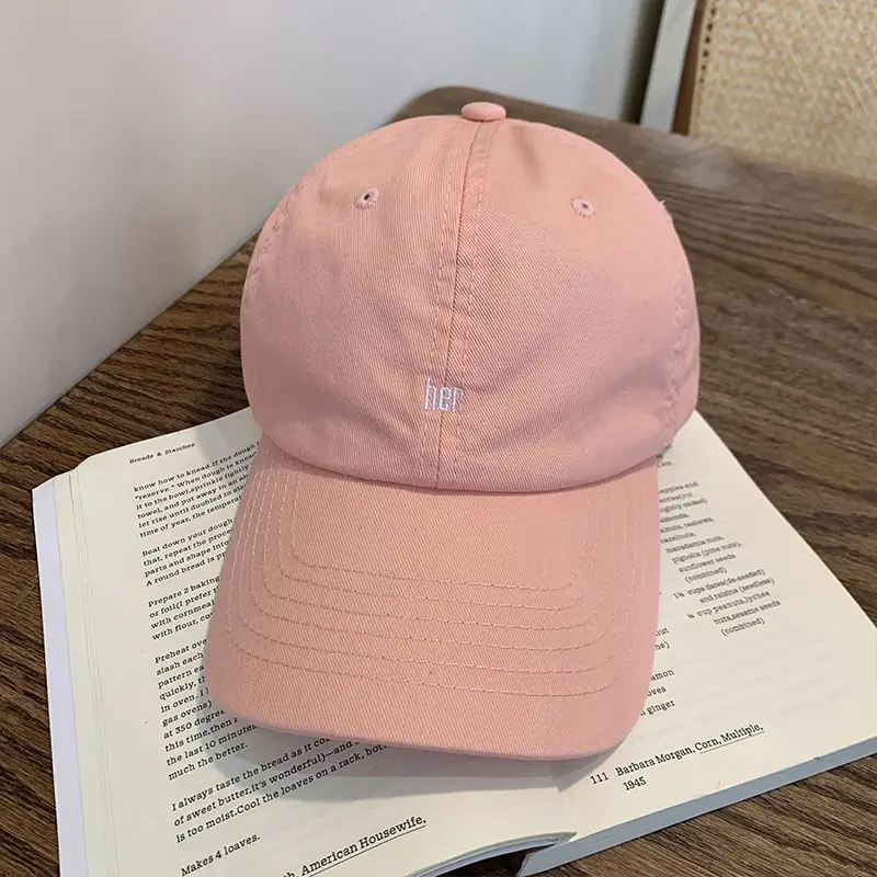 Red Korean-Style Baseball Cap for Women 2026 - Image 2