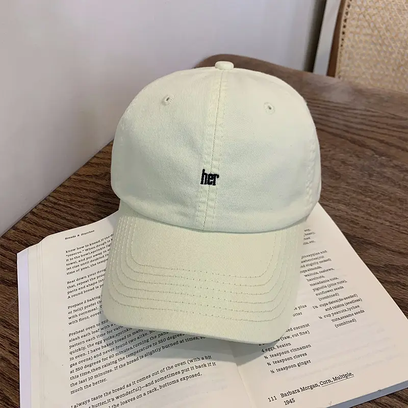 Red Korean-Style Baseball Cap for Women 2026 - Image 3