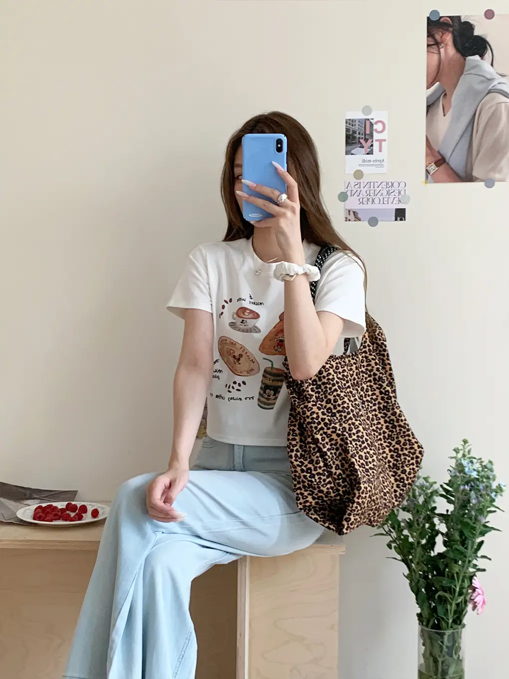 Retro Leopard Print Shoulder Bag Large Capacity Women's Travel Bag — feature 15