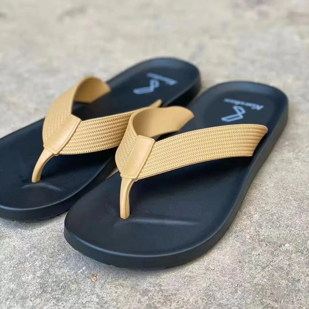 Thailand Imported KARDAS Rubber Flip-Flops Black - Image 5