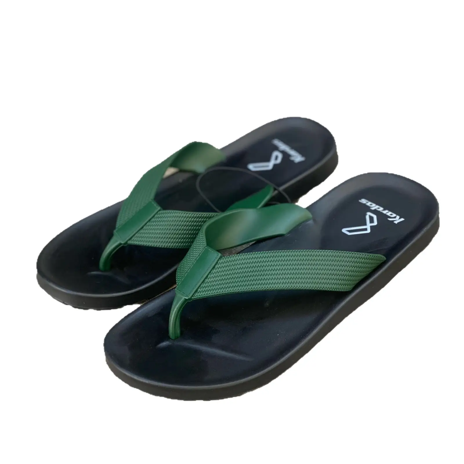 Thailand Imported KARDAS Rubber Flip-Flops Black - Image 7
