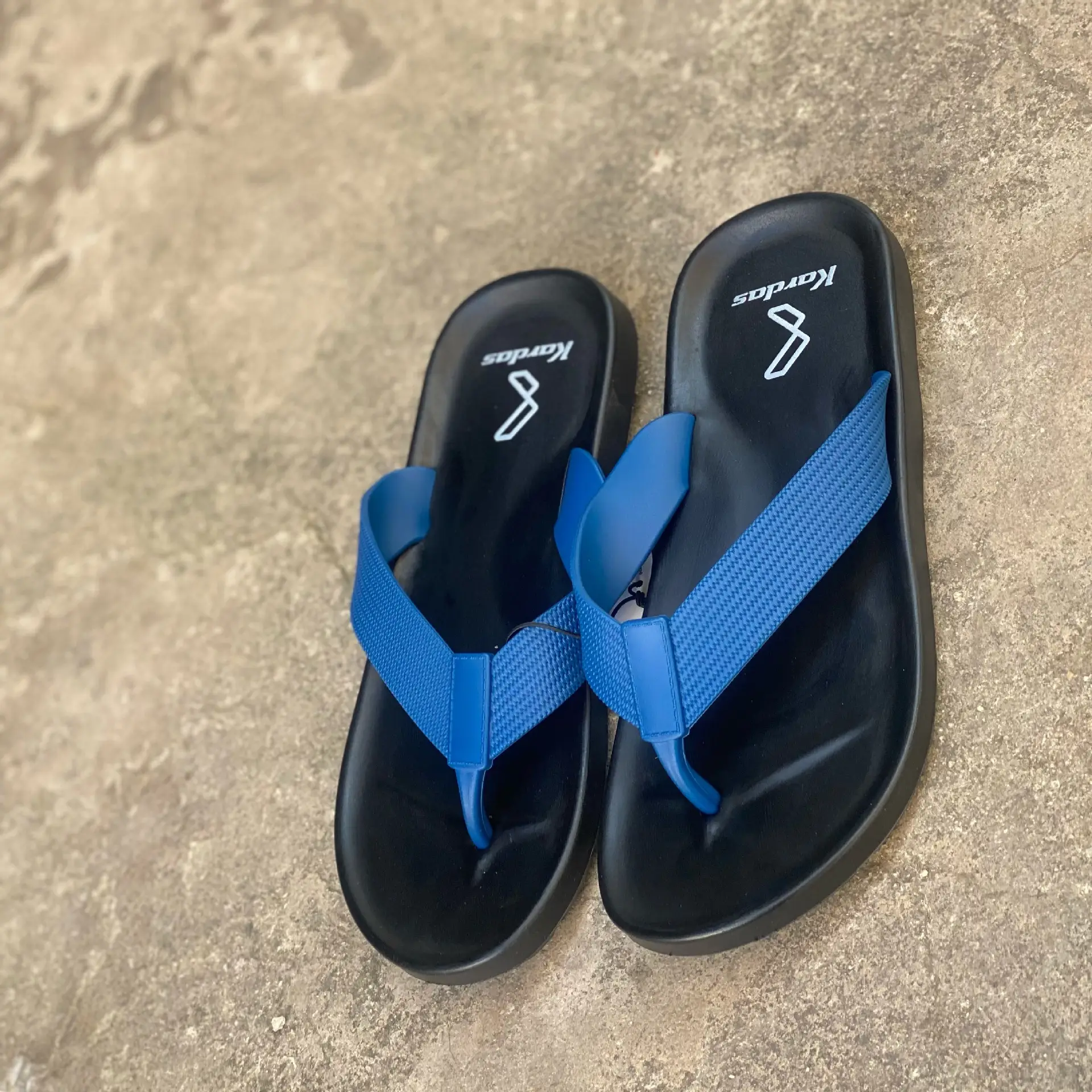 Thailand Imported KARDAS Rubber Flip-Flops Black β feature 9