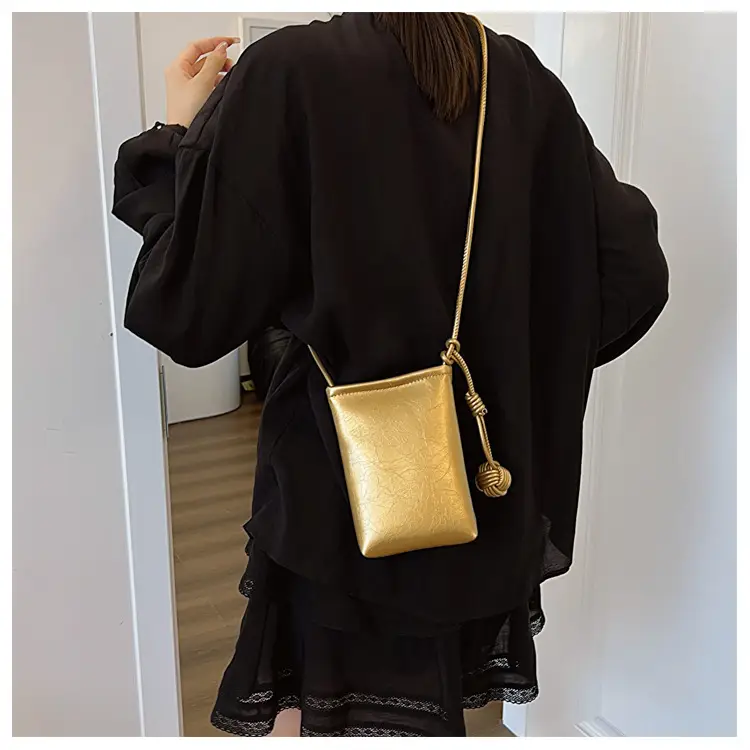 Women's Holographic Shoulder Crossbody Bag with Tassel — feature 11