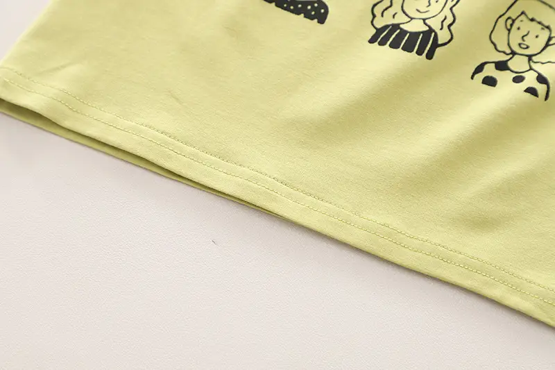 Boys Cotton T-Shirt Shorts Set Green Short Sleeve Summer 2024 — feature 8
