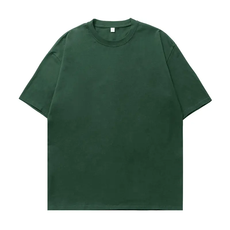 Men Grey Cotton Round Neck T-Shirt - Image 4