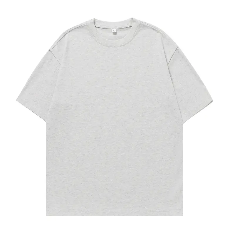 Men Grey Cotton Round Neck T-Shirt - Image 5