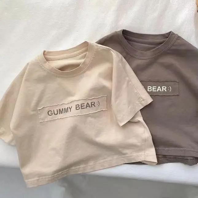 Girls Cotton Short Sleeve T-Shirt Gummy Bear Design - Image 3