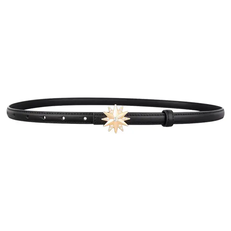 2025 Decorative Star Belt for Women Brown Black - Image 8