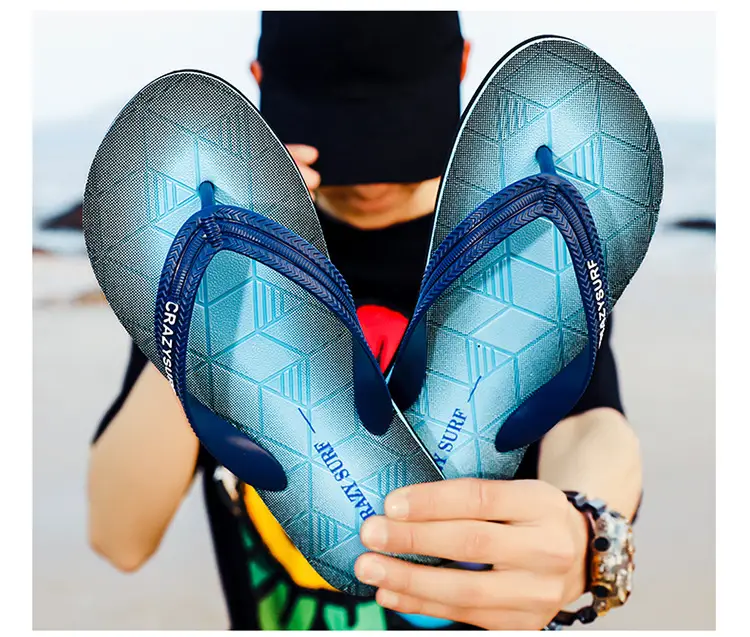 Flip-flops Men's Summer Outer Wear Sports and Leisure Slippers Men's Outdoor Non-slip Wear-resistant Flip-flops Vietnamese Beach Shoes — feature 20