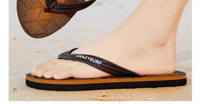 Flip-flops Men's Summer Outer Wear Sports and Leisure Slippers Men's Outdoor Non-slip Wear-resistant Flip-flops Vietnamese Beach Shoes — feature 23