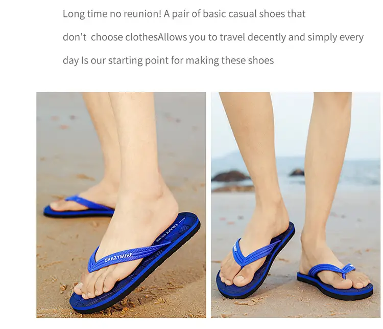 Flip-flops Men's Summer Outer Wear Sports and Leisure Slippers Men's Outdoor Non-slip Wear-resistant Flip-flops Vietnamese Beach Shoes — feature 27