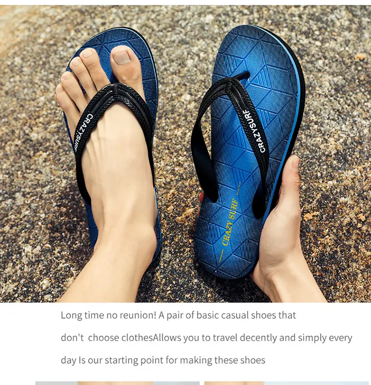 Flip-flops Men's Summer Outer Wear Sports and Leisure Slippers Men's Outdoor Non-slip Wear-resistant Flip-flops Vietnamese Beach Shoes — feature 31