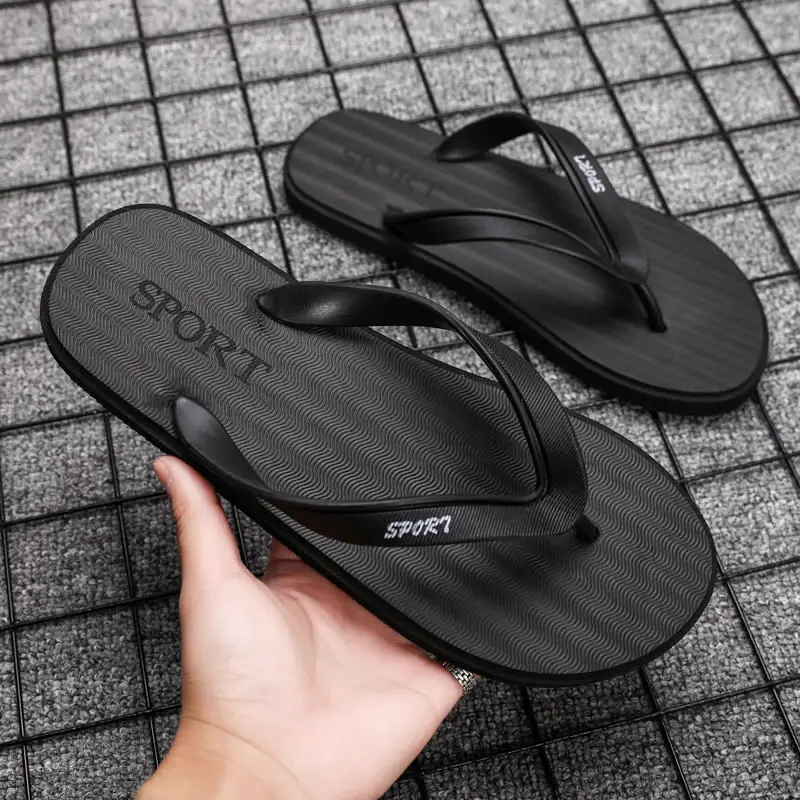 Flip-flops Men's Summer Outer Wear Sports and Leisure Slippers Men's Outdoor Non-slip Wear-resistant Flip-flops Vietnamese Beach Shoes