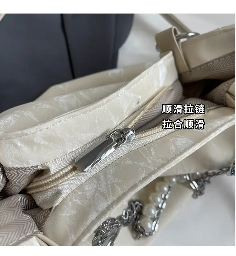 Brown Leather Chain Tote Bag for Women 2024 — feature 5