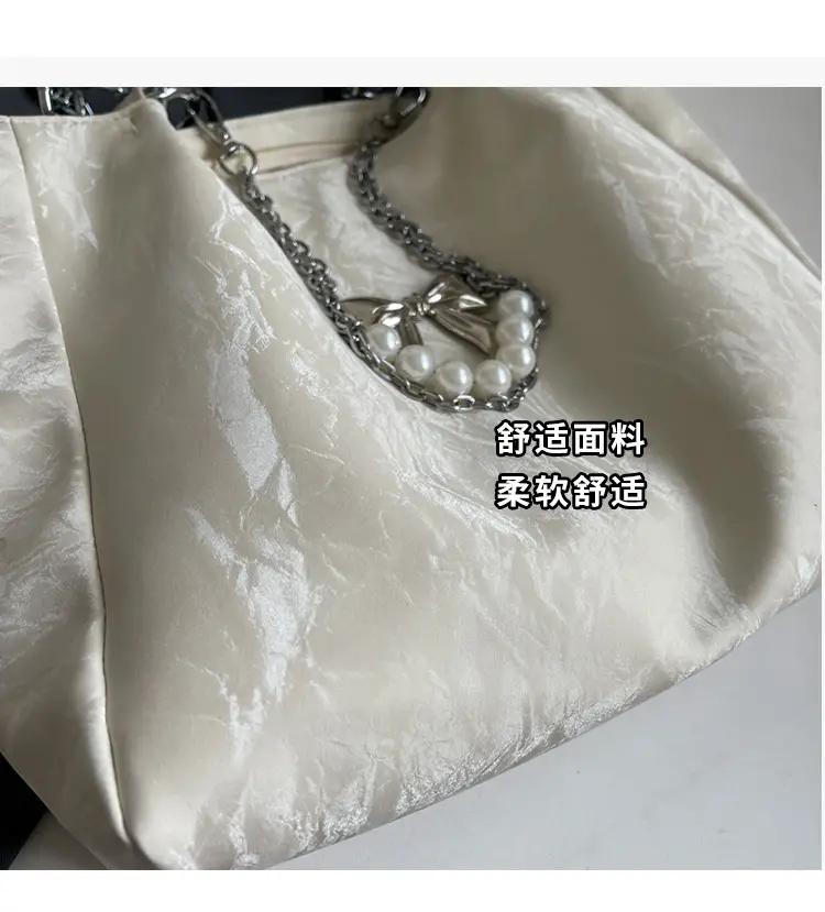 Brown Leather Chain Tote Bag for Women 2024 — feature 7