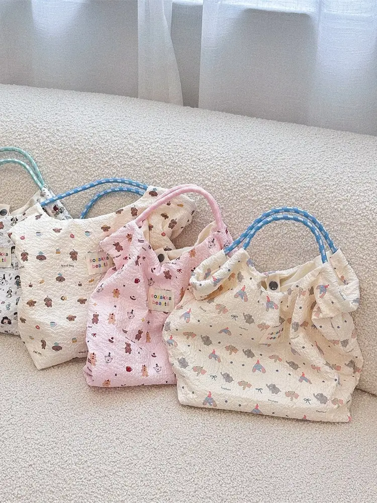 Women's Pink Cartoon Handbag for Work
