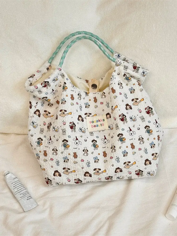 Women's Pink Cartoon Handbag for Work
