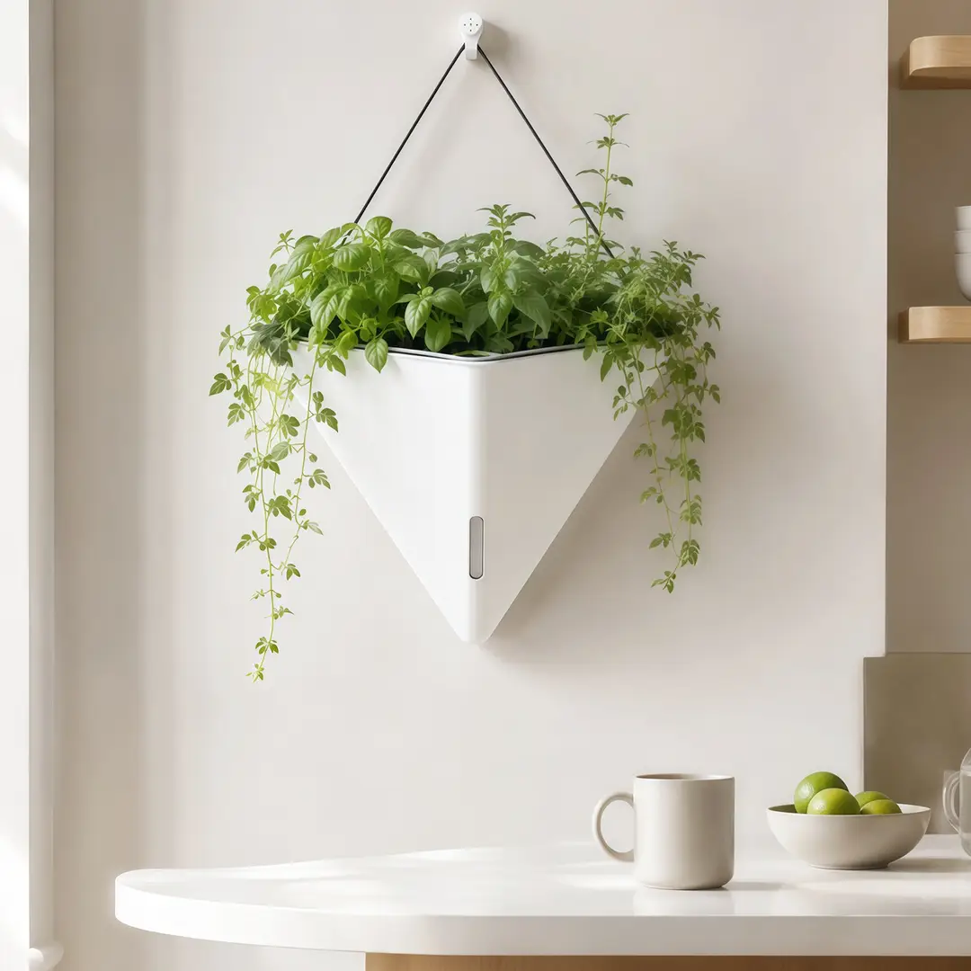 Cross-Border Specially Designed for Oulinze Plastic Wall-Mounted Flower Pots, Household Self-Watering, Self-Absorbing Pots, Gardening Simple Lazy Flower Pots — feature 24