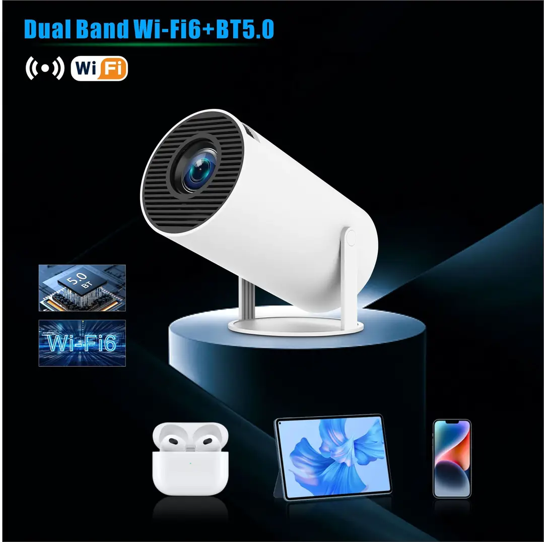 Cross-Border Hy260Pro 300Pro Portable Mini Outdoor Home-Use High-Definition 180-Degree Smart Projector Batch