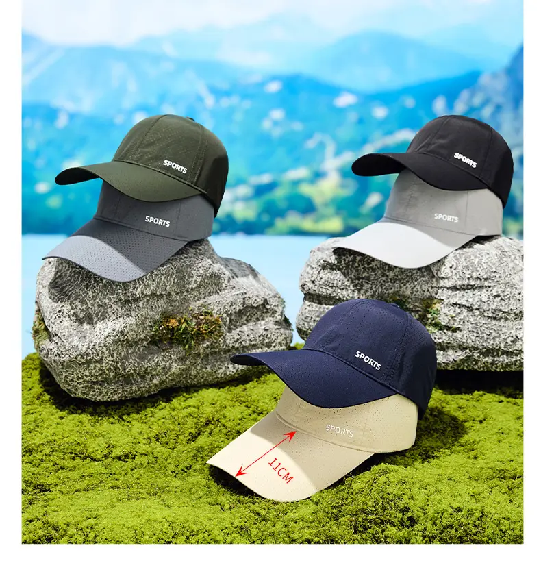 Men Women Baseball Cap Sun Protective Quick Dry — feature 13