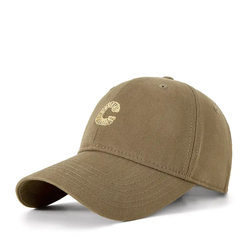 Women's Navy Blue Vintage Embroidered Baseball Cap - Image 2