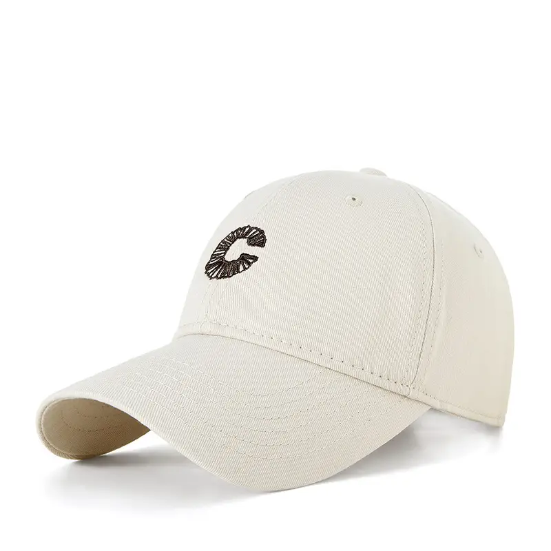 Women's Navy Blue Vintage Embroidered Baseball Cap - Image 4