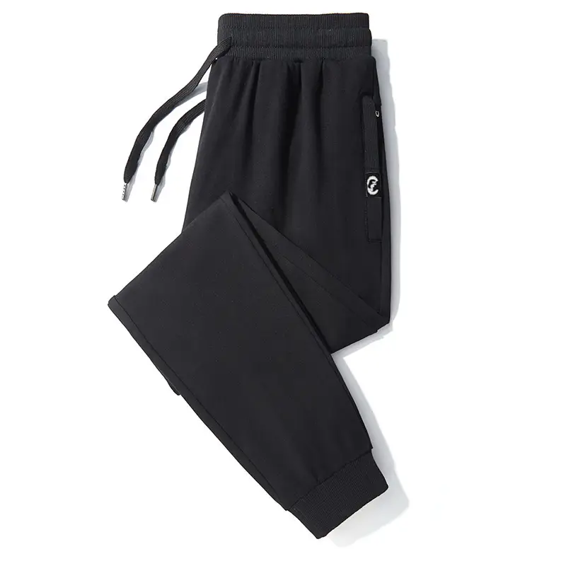Sports Pants Men's Spring and Autumn New Pure Cotton Men's Casual Pants Student Thin Knitted Pants Men's Summer Men's Sweatpants