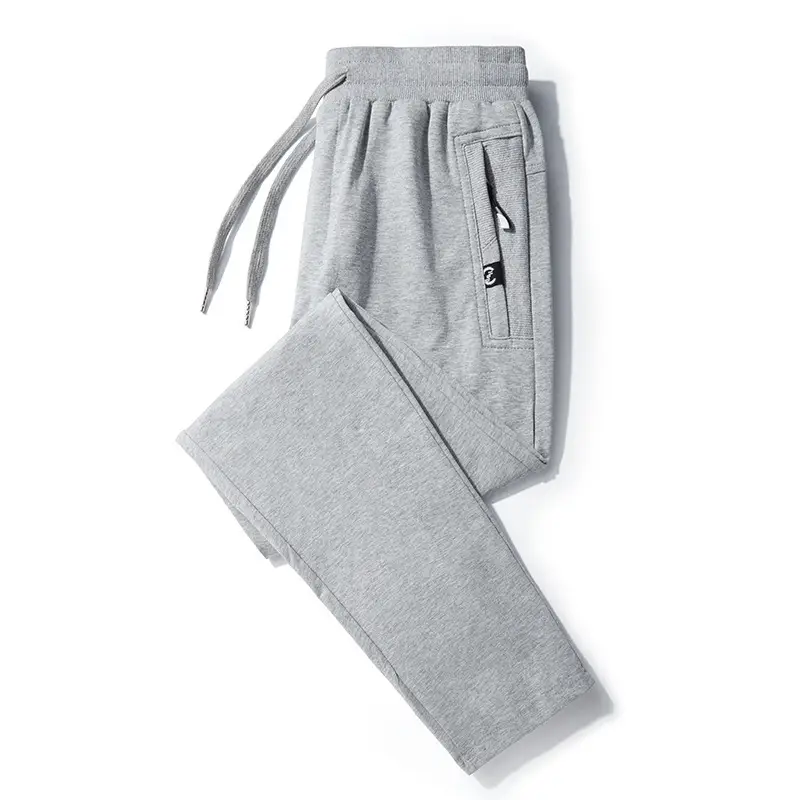 Sports Pants Men's Spring and Autumn New Pure Cotton Men's Casual Pants Student Thin Knitted Pants Men's Summer Men's Sweatpants