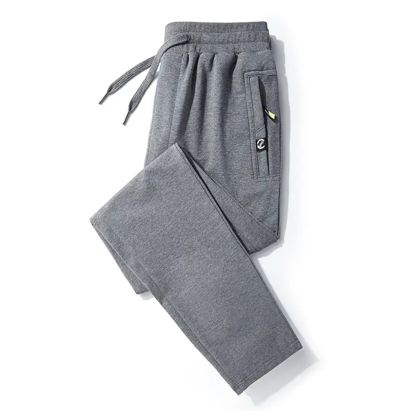Sports Pants Men's Spring and Autumn New Pure Cotton Men's Casual Pants Student Thin Knitted Pants Men's Summer Men's Sweatpants