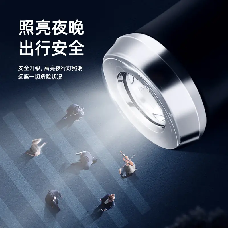 Adjustable Rotating LED Umbrella for Rain & Wind - Image 9