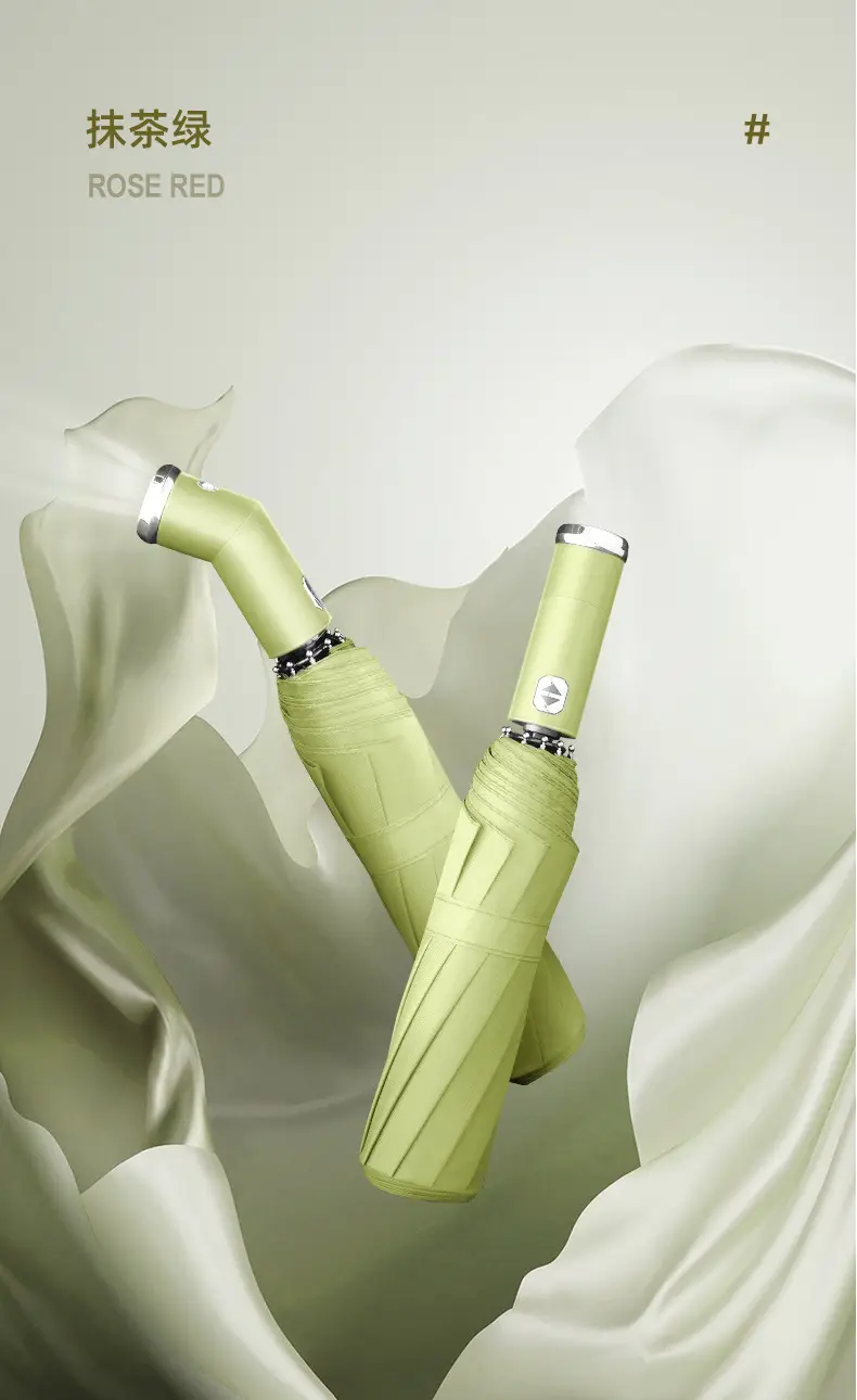 Adjustable Rotating LED Umbrella for Rain & Wind — feature 19