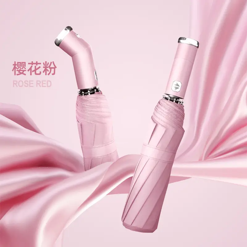 [Rotatable LED] automatic 10-bone flashlight [Sakura powder]]