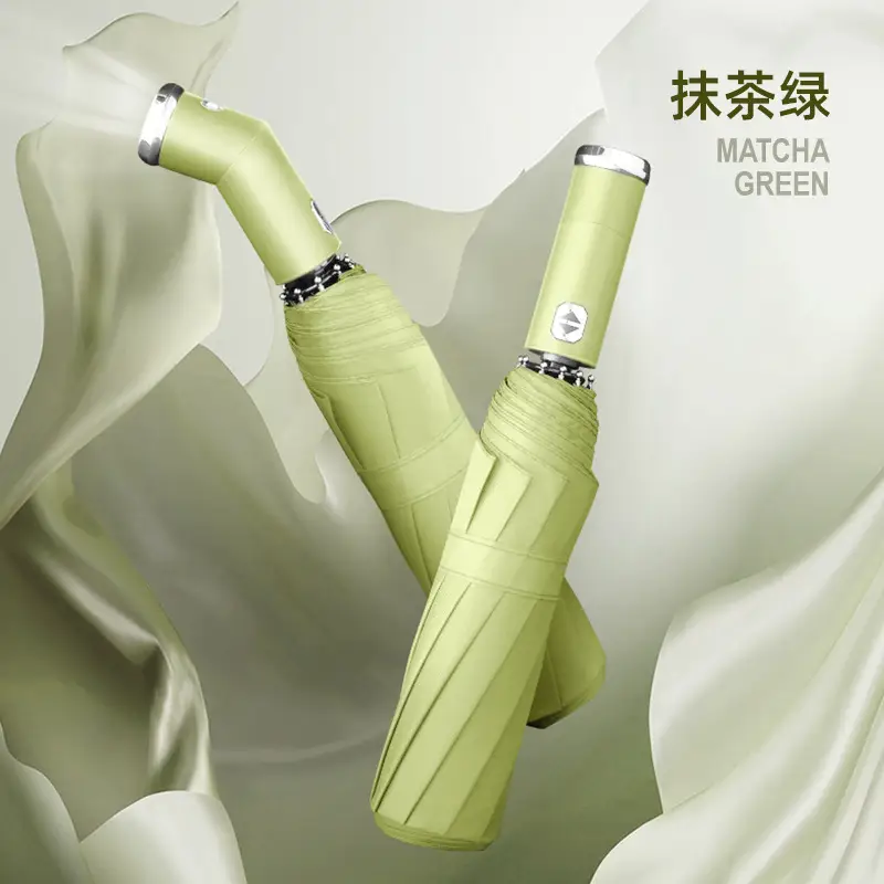 [Rotatable LED] automatic 10 bone flashlight [matcha green]]