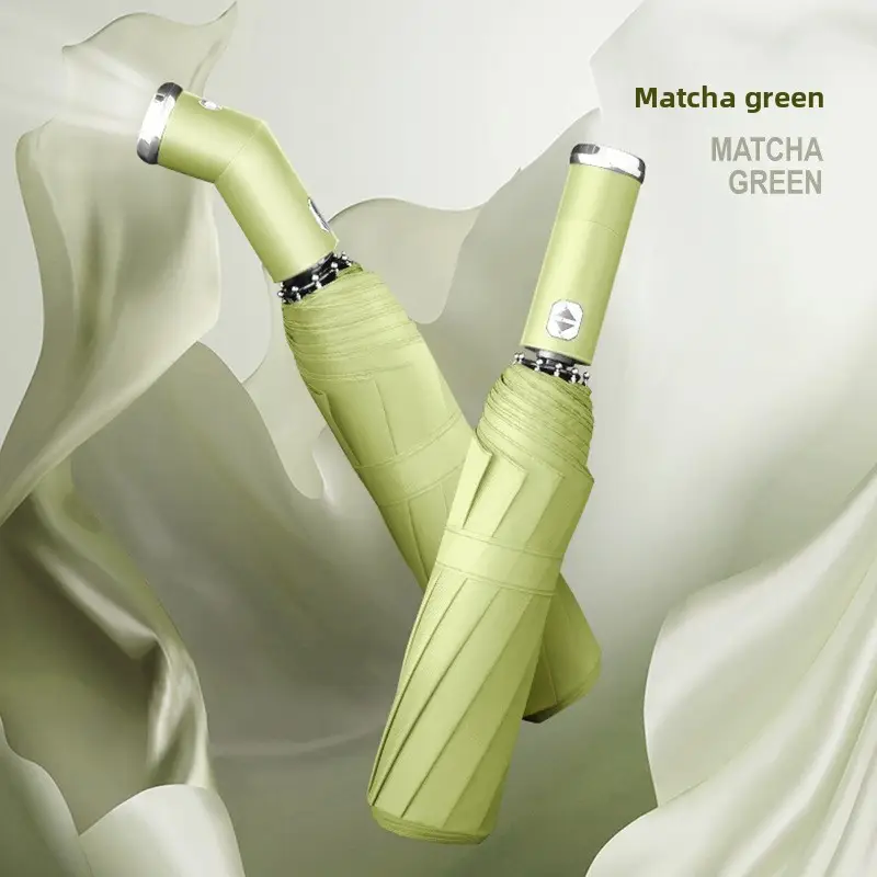 Adjustable Rotating LED Umbrella for Rain & Wind - Image 6