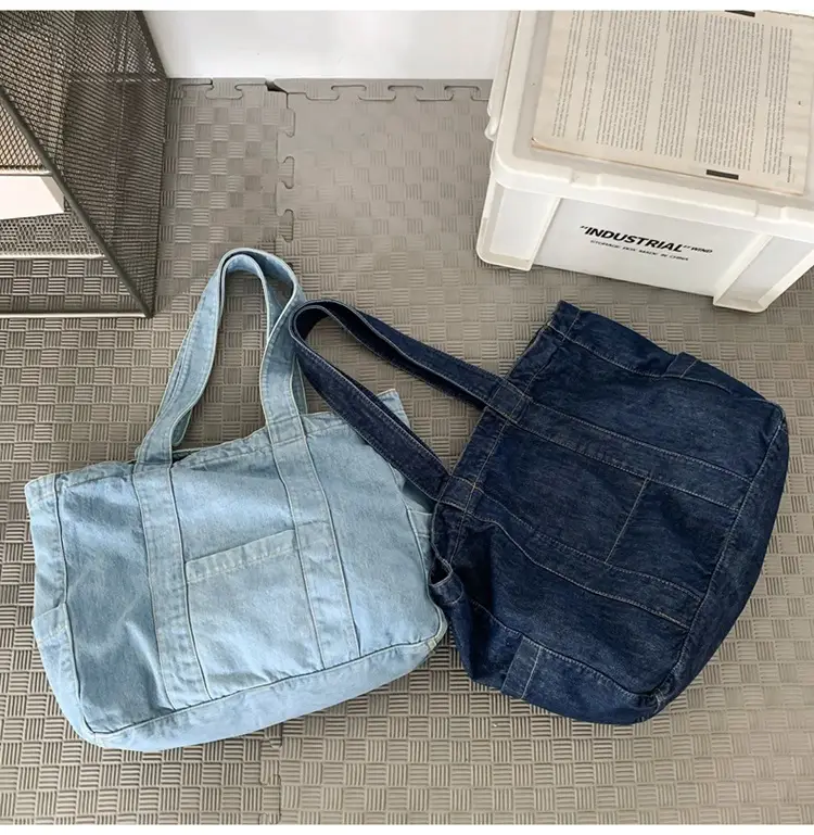 Women's Large Capacity Denim Shoulder Bag 2024 â feature 16