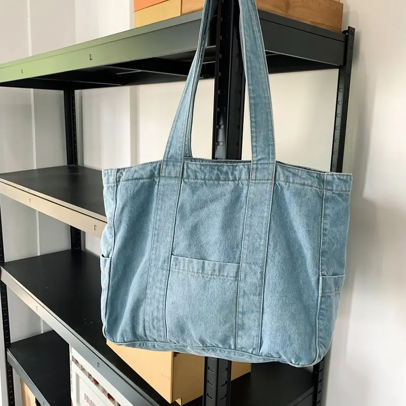 Women's Large Capacity Denim Shoulder Bag 2024 - Image 2