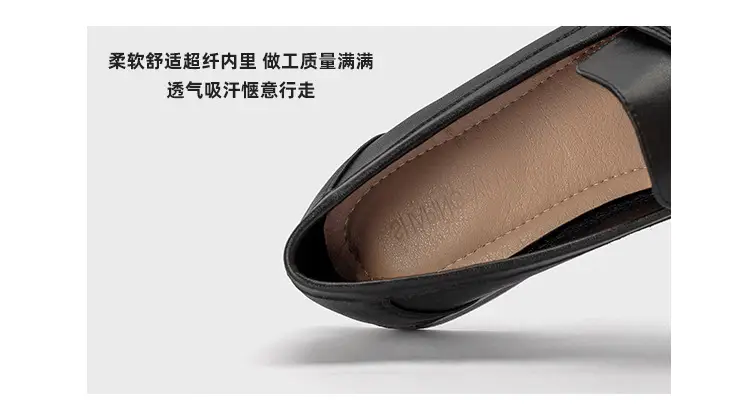 Women's Black Gold Coin Slip-on Loafers Low Heel — feature 5