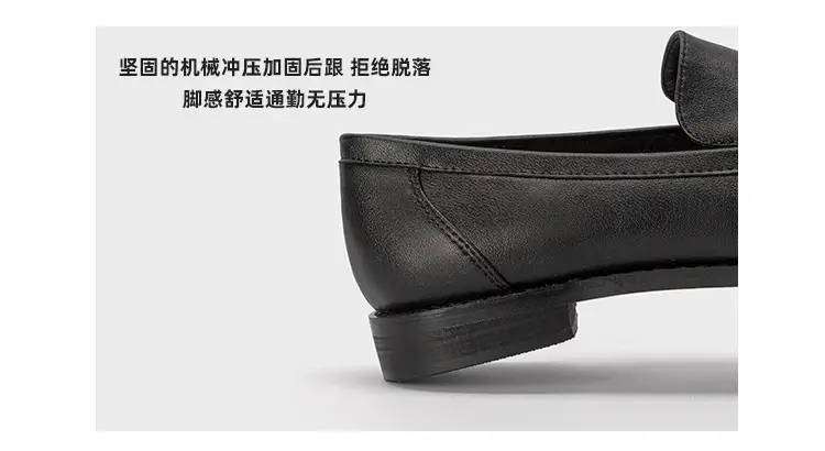 Women's Black Gold Coin Slip-on Loafers Low Heel — feature 6