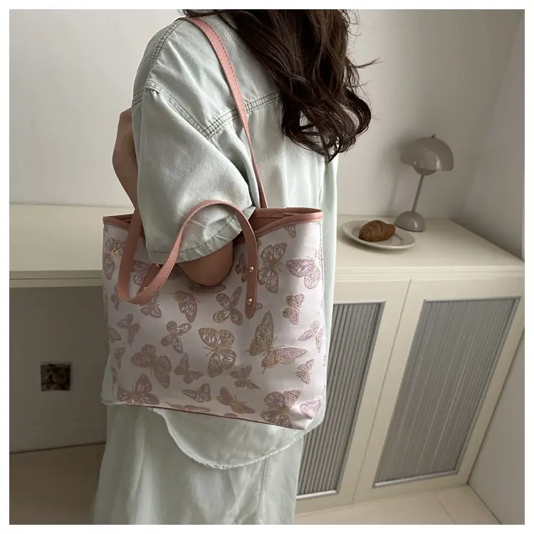 Women Butterfly Printed Large Capacity Shoulder Bag 2024 — feature 15