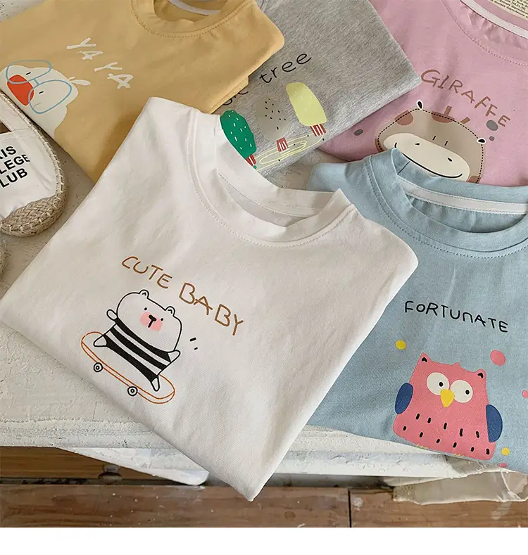 Children's Long Sleeve T-Shirt White Cotton Spring 2024 — feature 5