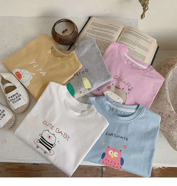 Children's Long Sleeve T-Shirt White Cotton Spring 2024 — feature 6
