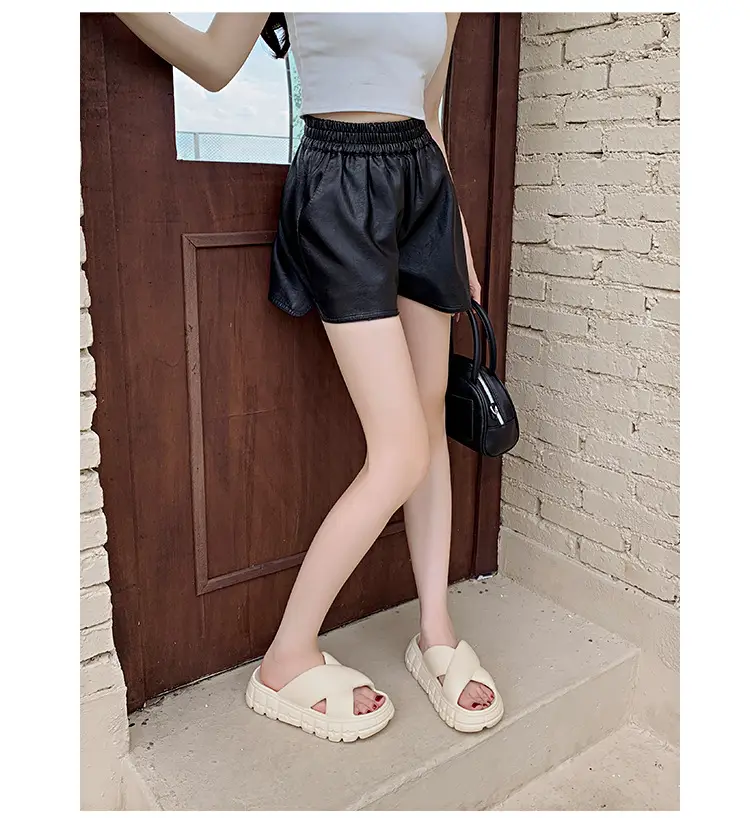 Thick-soled slippers women's Korean-style Instagram-style flat cross-strap indoor fashionable EVA soft-soled casual sandals and slippers — feature 21