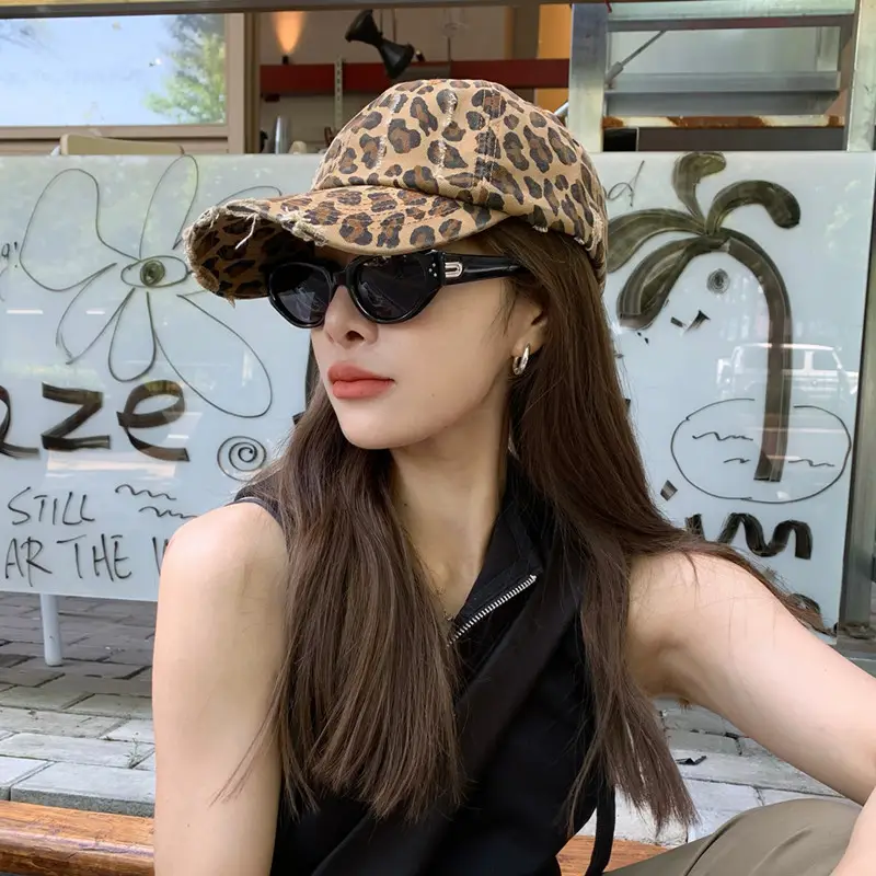 Millennium Retro Leopard Cap for Men Women - Image 4