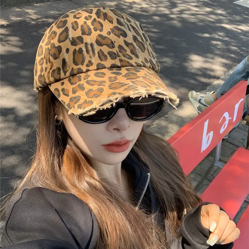 Millennium Retro Leopard Cap for Men Women - Image 5