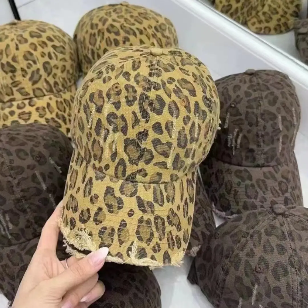 Millennium Retro Leopard Cap for Men Women - Image 6